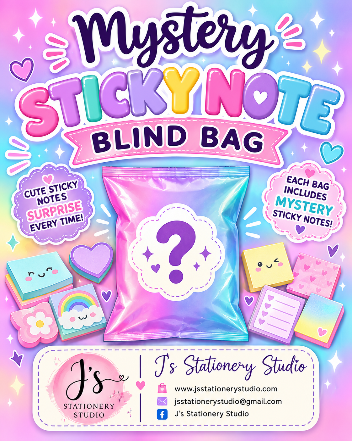 Mystery Sticky Note Blind Bag